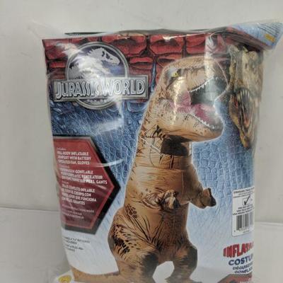 Jurassic World T-Rex Adult Costume - New, Missing Hands