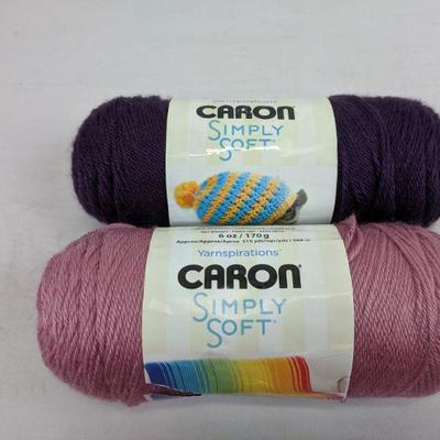 Caron Simply Soft: Plum Perfect, Plum Wine, 6 oz, 315 yds - New