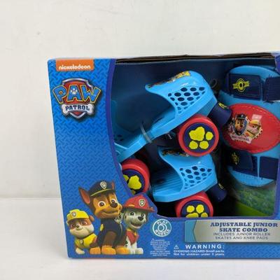 Paw Patrol Adjustable Junior Skate Combo, Ages 3-5 - New