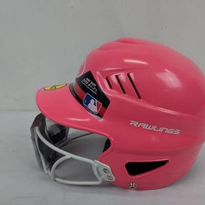 Rawlings Vapor Helmet, Coral/Pink, 6.5