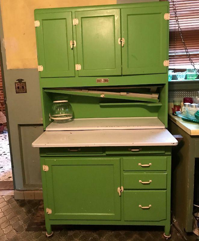 Hoosier cabinet porcelain top for sale deals