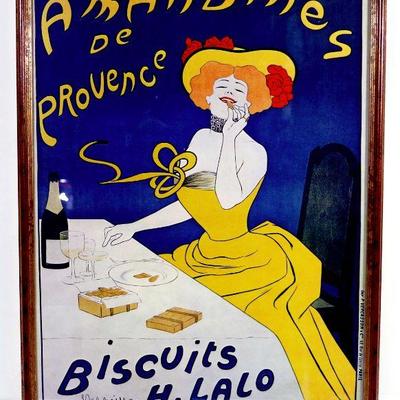 Leonetto Cappiello - Amandines de Provence Biscuits Vintage Victorian Poster