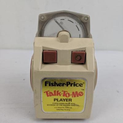 Vintage Fisher Price Talk To Me Player, 1978