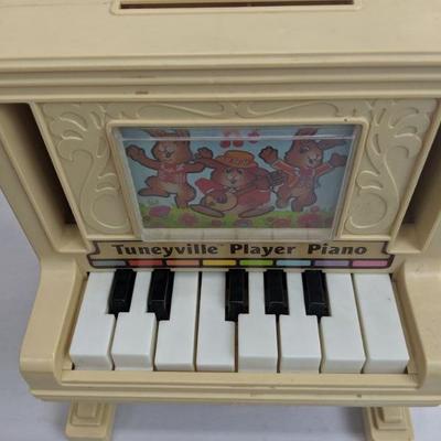 Vintage Tuneyville Player Piano Toy - Not Working