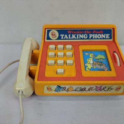 Vintage Winnie The Pooh Talking Phone, 1974