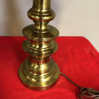 Lot 112 Kingsley -  Stiffel Solid Brass lamp Used Good Condition