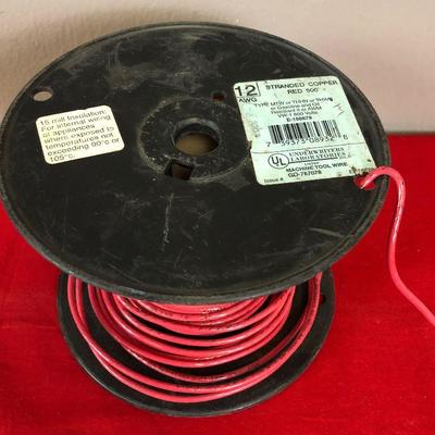 Lot 380 Partial roll of #12 AWG Stranded copper Wire 