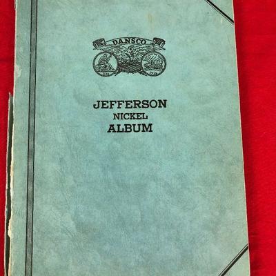 Lot 231 Vintage Jefferson Nickle Album 