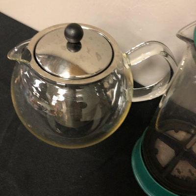 Lot 37 Bodum French Press and Glass Tea Pot