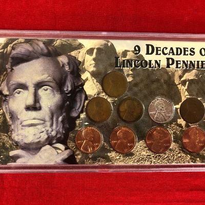 LOT 139 - 9 Decades of Lincoln Pennies 