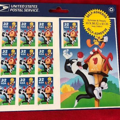 Lot 338 United States Postage Stamps Sylvester and Tweetie