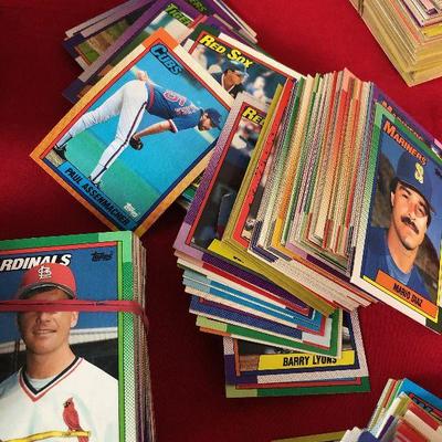 Lot 374 Giant Lot of Baseball cards 1980's era 