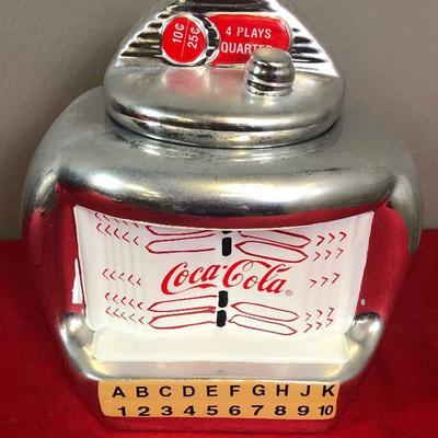 Lot 411 Coca~Cola Cookie Jar - Juke Box Coke