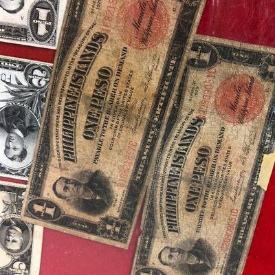 Lot 356 US issued Philippines WWII Currency 