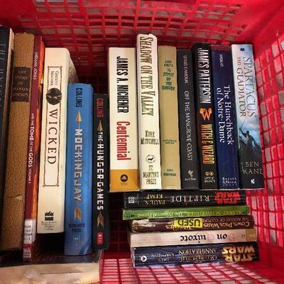 Lot 390 Milk Crate (included) of Contemporary Book - 