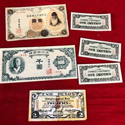 Lot 363 Mixed Lot of Philippine, Japanese and Korean WWII 