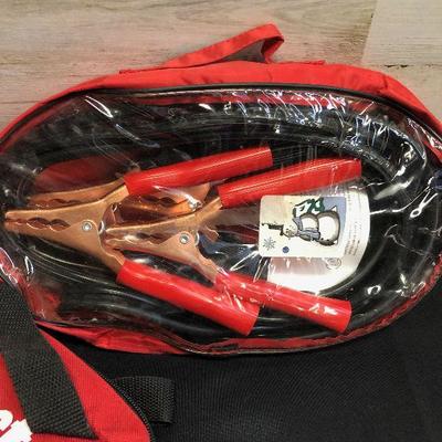 Lot  1 Jumper Cables and First Aid Kit