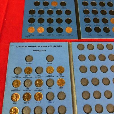 Lot 149 Lincoln Memorial Cent Collection books