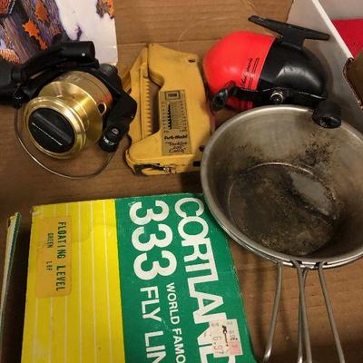 Lot 45 Fishing Reels and outdoor gear 