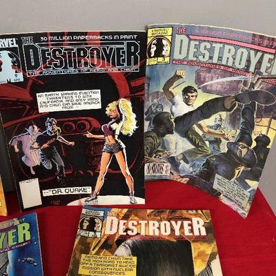 Lot 404 5 MARVEL Magazines the Destroyer 