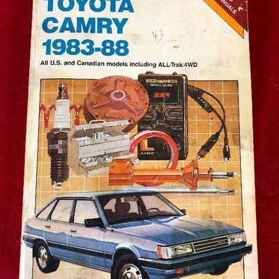 Lot 340 Chilton 1983 - 1988 Toyota Camry repair manual