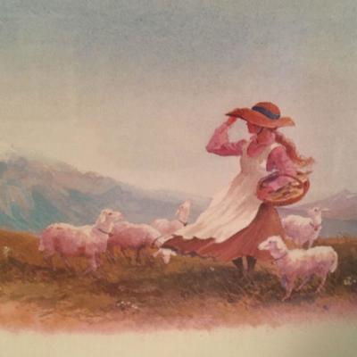 Taking the sheep to pasture by M.Wyatt