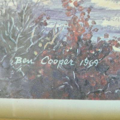 Vintage 1969 Ben Cooper art print, 