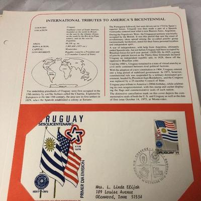 International tributes to Americans bicentennial collection