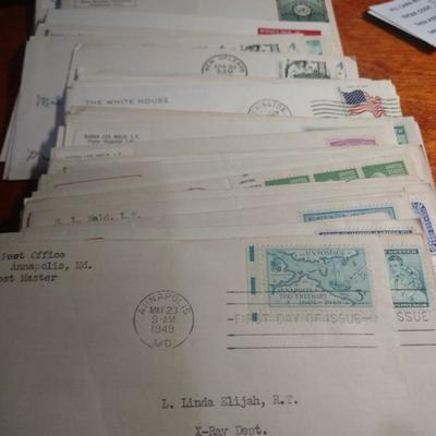 Lot of 40's and 59's stamps and covers