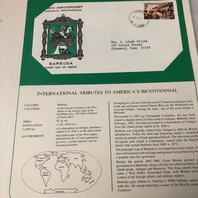 International tributes to Americans bicentennial collection