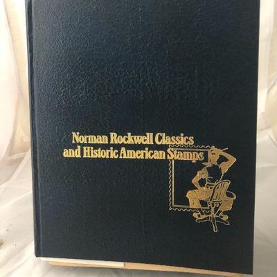 Norman Rockwell classics and historic American stamps 