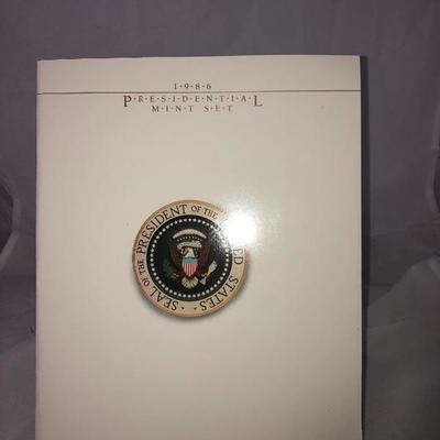 1986 presidential mint set