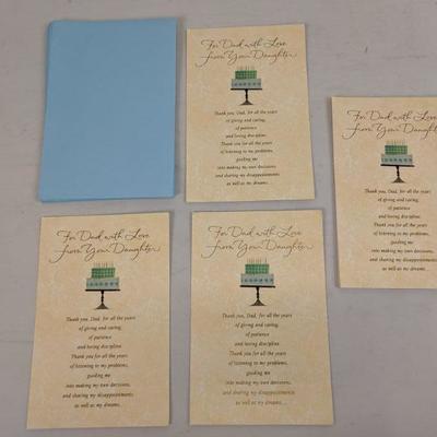 8 Father's Day Cards w/ Envelopes - New
