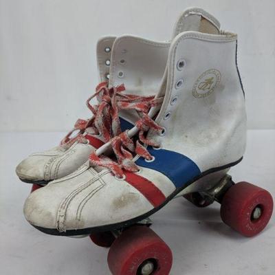Vintage Official Roller Derby Skates, Kids Size 13