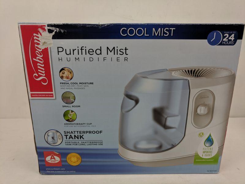 Sunbeam Purified Mist Humidifier New