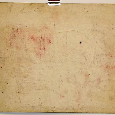 circa 1940's Pastel Painting 14" x 11" Signed Vincent Drennan #018