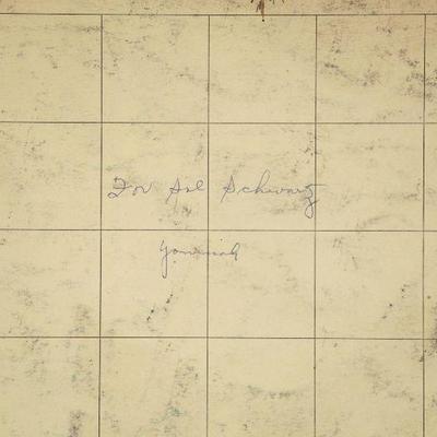 circa 1950 Watercolor 24" x 18" Signed Vincent Drennan #100