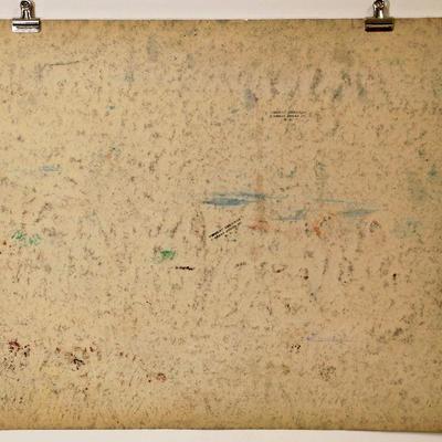 circa 1943 Watercolor/Pastel 24" x 18" Signed Vincent Drennan #091