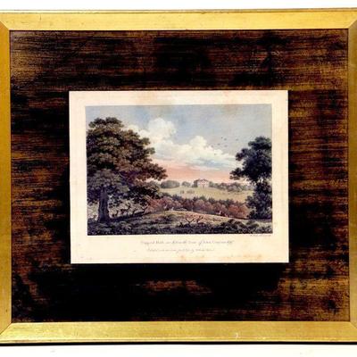 c. 1781 Thomas Hearne W. Watts Hand Tinted Engraving England