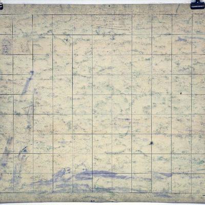 circa 1952 Watercolor 24" x 18" Signed Vincent Drennan #024