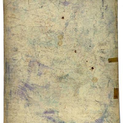 circa 1941/42 Pastel/Watercolor 24" x 18" Signed Vincent Drennan #033