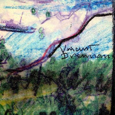 circa 1940's Pastel/Watercolor 10" x 8.5" Signed Vincent Drennan #006