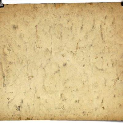 circa 1955 Watercolor Painting 24" x 18" Signed Vincent Drennan #037