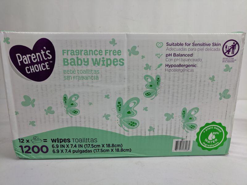parents choice wipes 1200