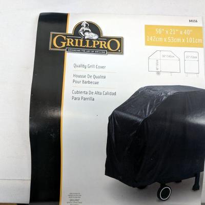 GrillPro Grill Cover, Black, 56