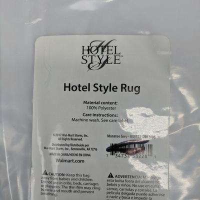 Hotel Style Rug, Brown/Manatee Gray, 30