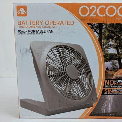 O2Cool Battery Operated Fan, 10