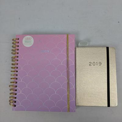 Pink Scales Planner 17-Month Agenda, Gold Planner 18-Month Agenda End 2019 - New