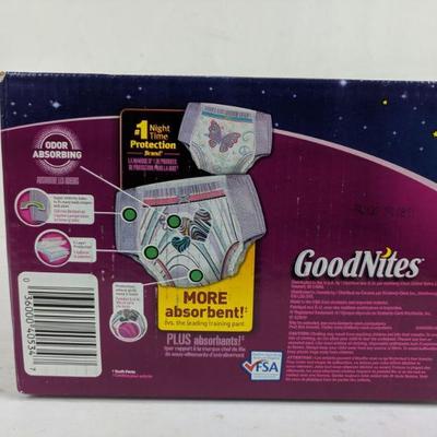 GoodNites Bedtime Pants L/LX, 34 Count - New