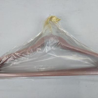 10 Gold/Pink Hangers - New